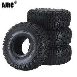 Ajrc 1.9 Inch 120mm Rubber Tires For 1/10 Rc Crawler Car Redcat Yikong Rc4wd D90 Rgt Axial Scx10 90046 Traxxas Trx4 Trx6 Rc Car