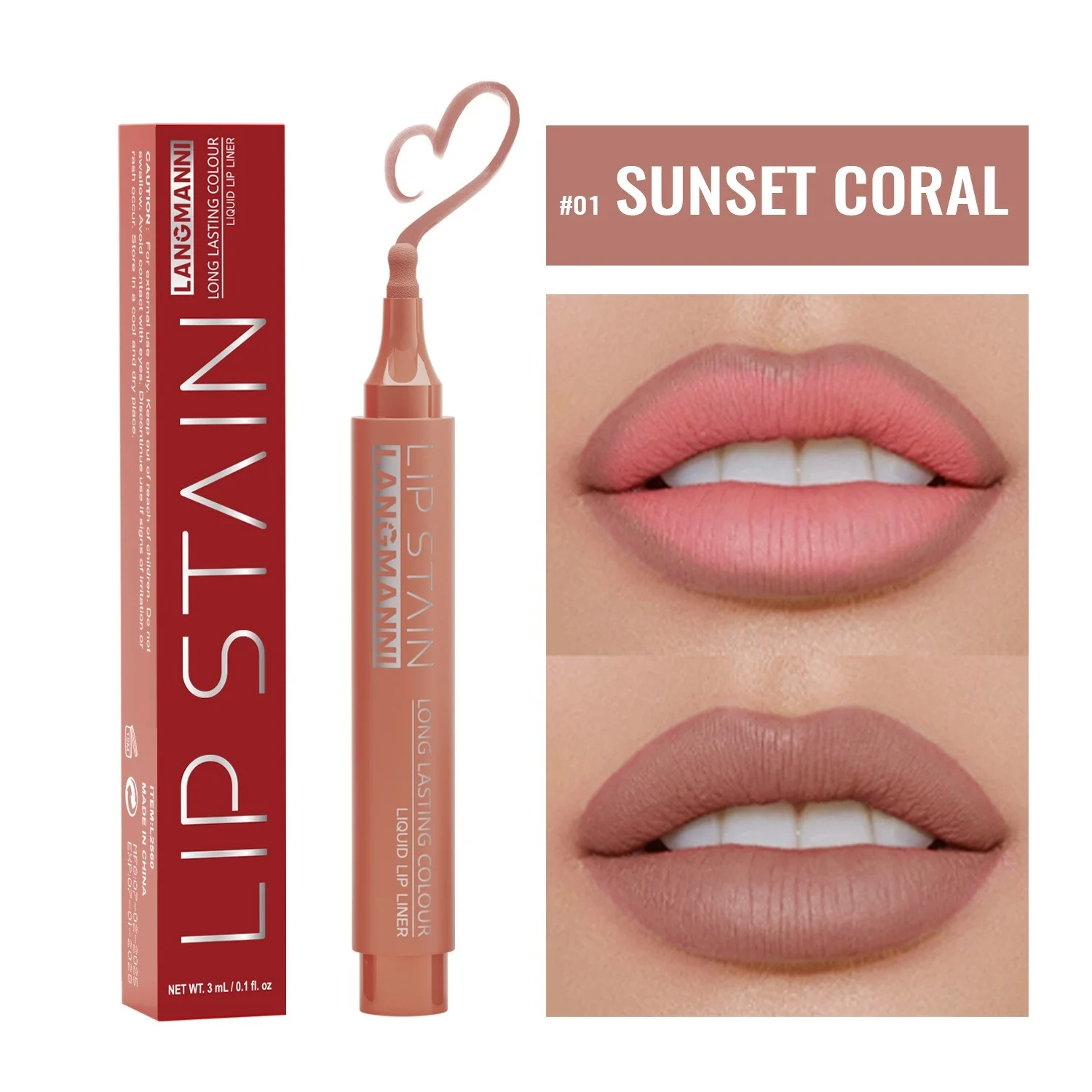 6 Colors Liquid Lip Liner Pencil Long Lasting Nude Lipstick Matte Lip Liner Stick Non-stick Cup Natural Lips Contour Pen Makeup_voghion.com