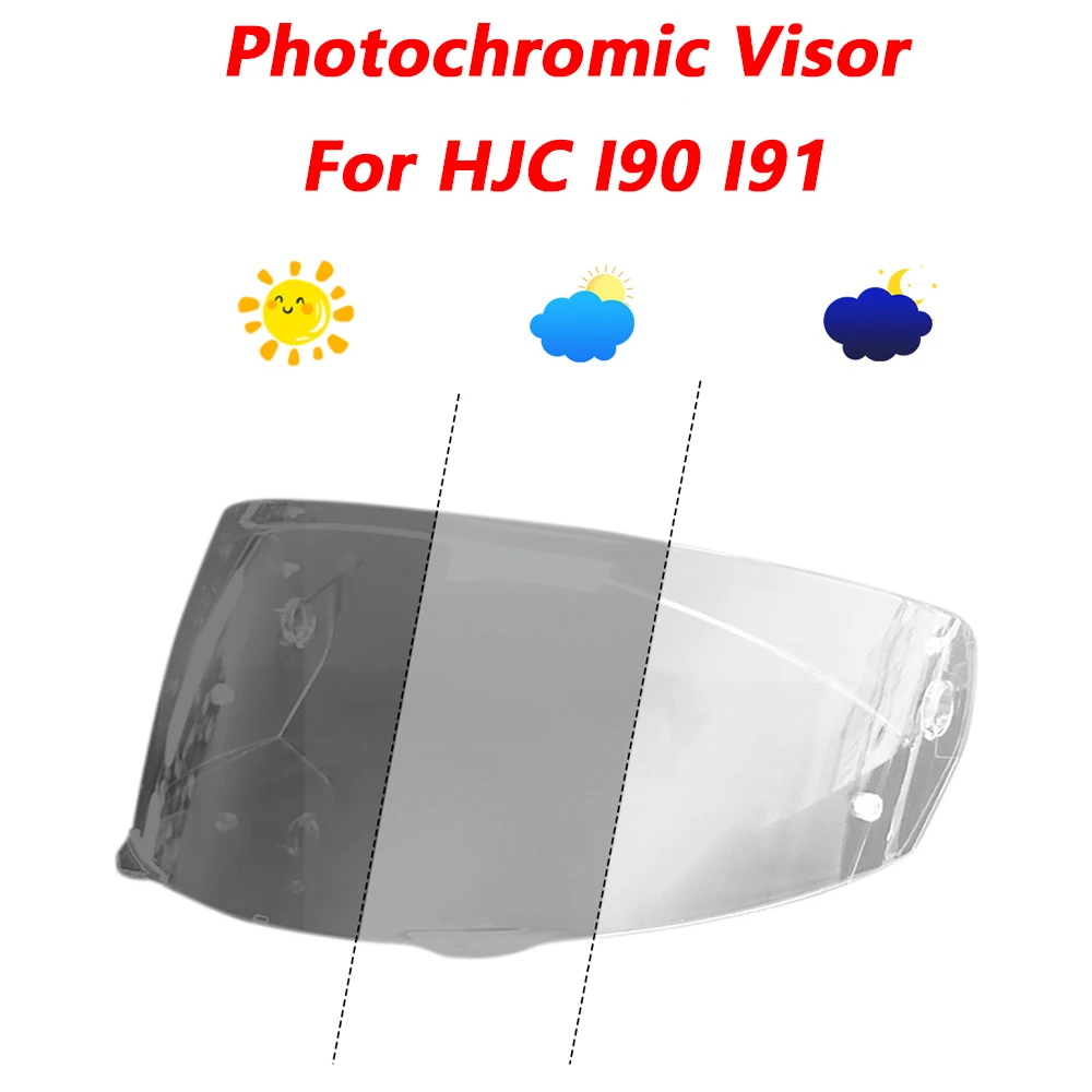

Козырек для шлема для HJC I90 i90 I91, фотохромные линзы для козырька, анфас, детали для защиты шлема