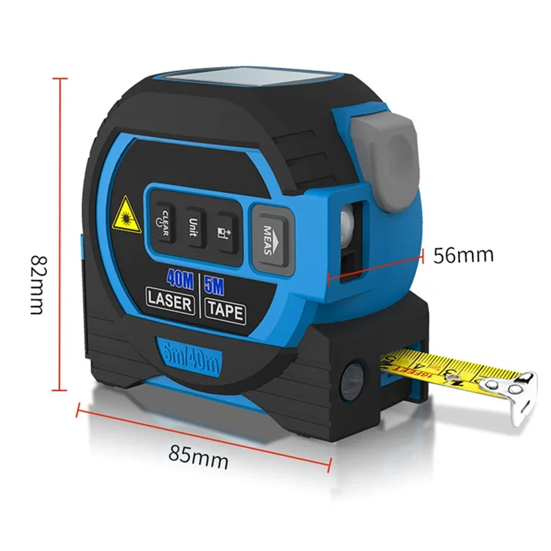 Laser Tape Measure Rangefinder Infrared High-precision Intelligent Electronic Ruler Cross Line Measuring Instrument Level