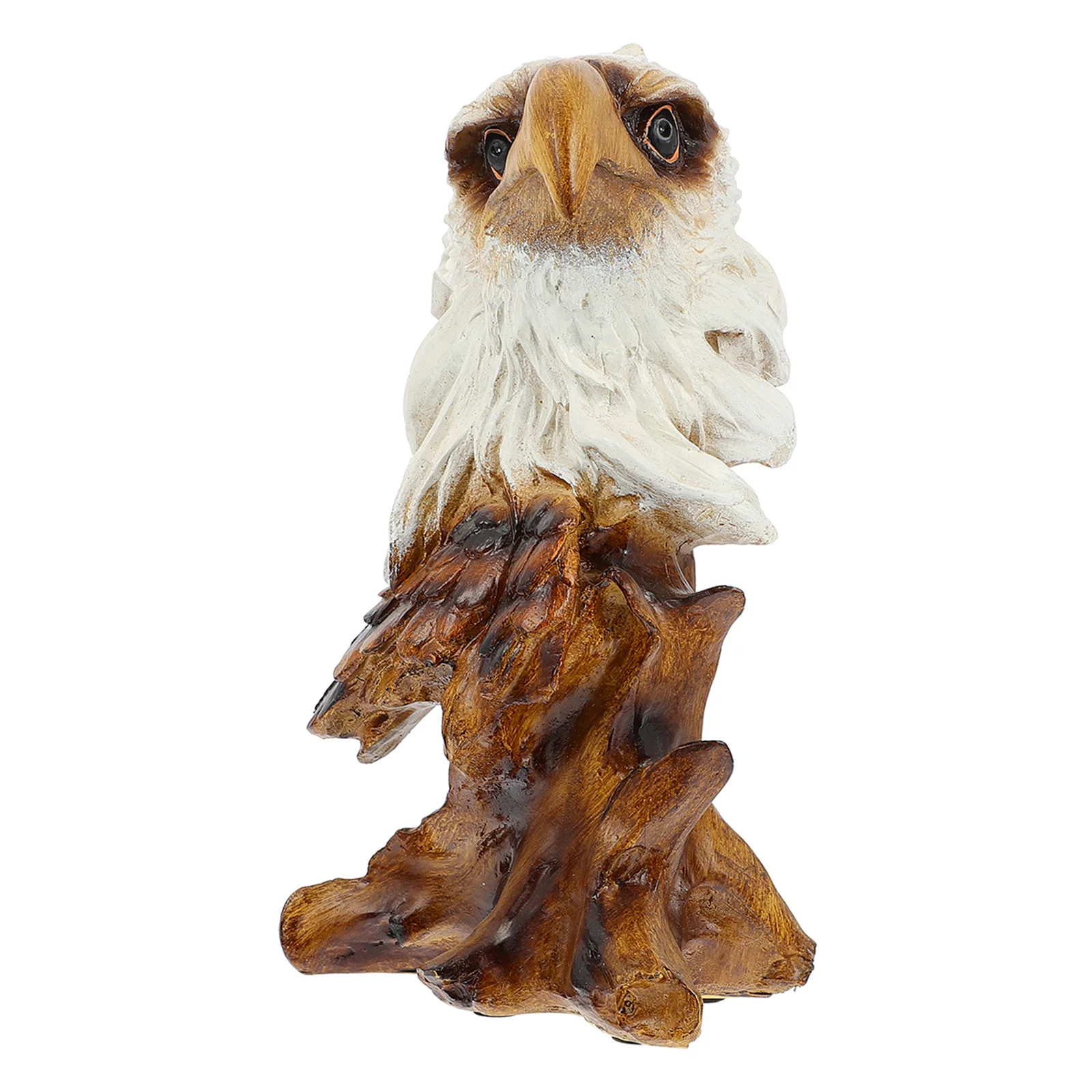 

Simulation Eagle Head Decor Animal Adorn Design Office Resin Decorative Craft Home
