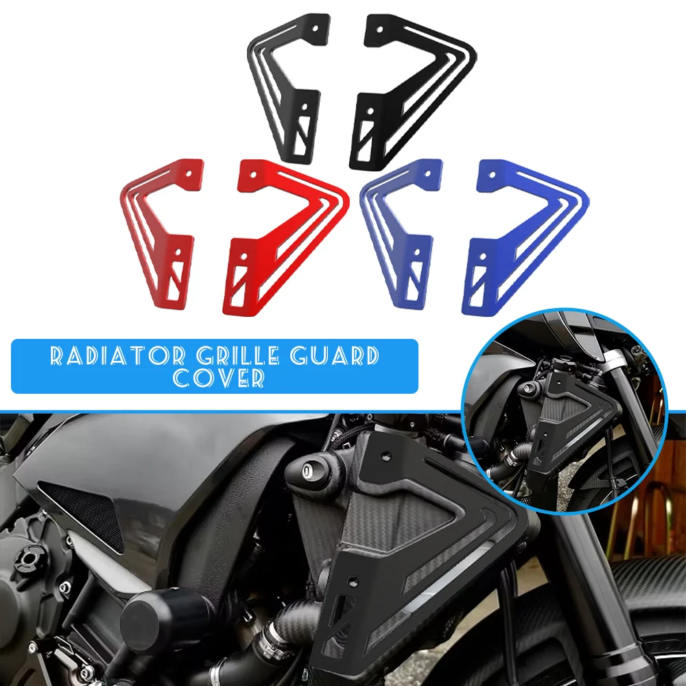 

FOR YAMAHA FZ10 FZ 10 MT-10 MT10 MT 10 2018 2019 2020 2021 Side Radiator Grille Cover Guard Protector Motorcycle Accessories New