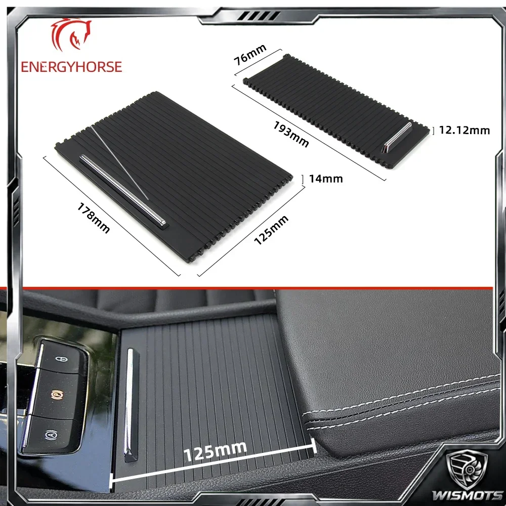 Interior Car Center Console Drink Cup Water Holder Roller Shutter Blind Cover Plate For Skoda Superb 2009-2025 3T08625319B9