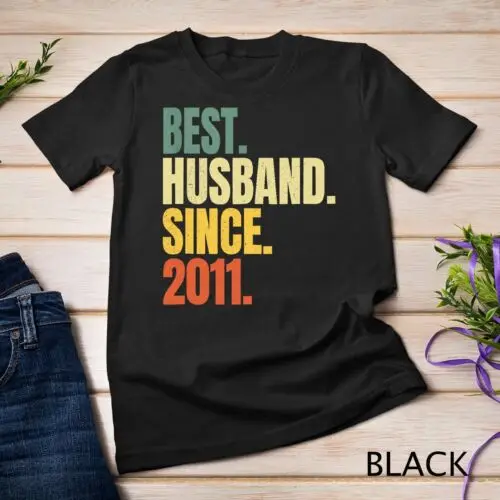 

Best Husband Since 2011 -13th wedding anniversary 13 years Unisex T-shirt