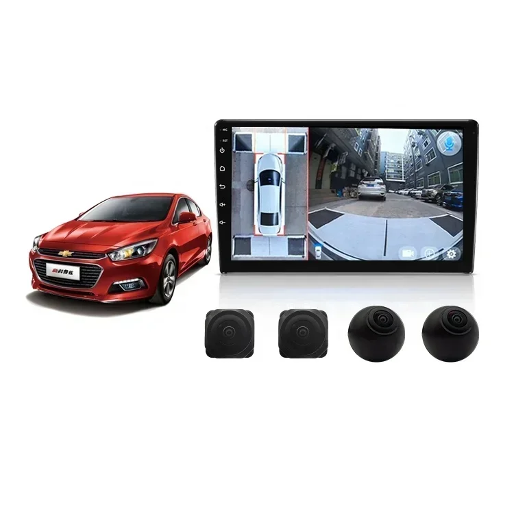 BG-SDP-720S Series, 10 Inch DVR Driving Recorder, High-definition 360 Degree Panoramic Car Camera, Navigation