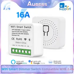 WIFI EWeLink Smart Dimmer Switch compatibile con 2.4G 4 6 tasti telecomando relè remoto Breaker Home funziona con Alexa Google