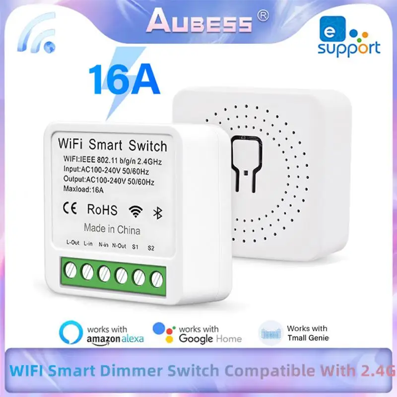 WIFI EWeLink Smart Dimmer Switch Compatible With 2.4G 4 6 Key Remote Control Remote Relay Breaker Home Works With Alexa Google