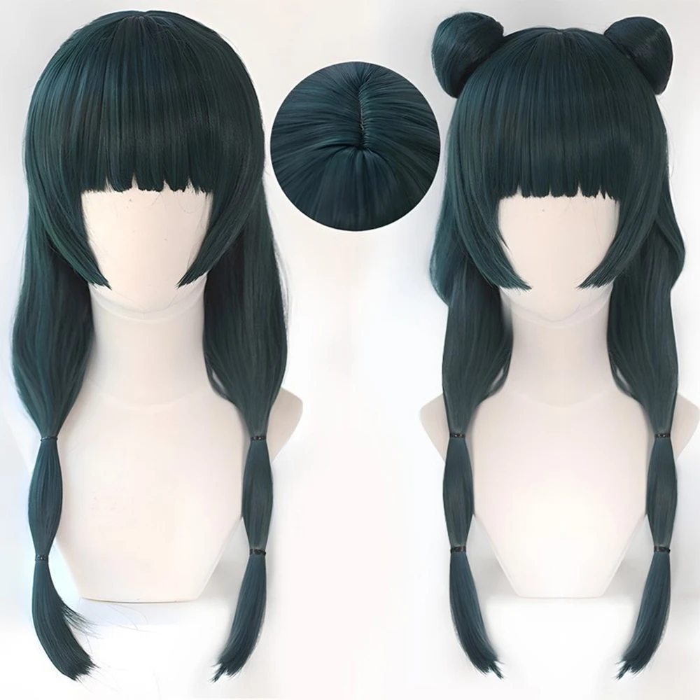 

Anime Maomao Cosplay Wig Dark Green Synthetic Hair The Apothecary Diaries Cosplay Wig Coser Cute Girl Costume Theme Carnival Wig