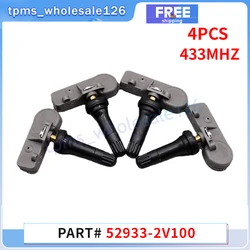 4PCS/Lot Tire Pressure Monitoring System Sensor 52933-2V100 For 2011-2018 Hyundai Veloster [FS] TPMS 433MHZ 529332V100