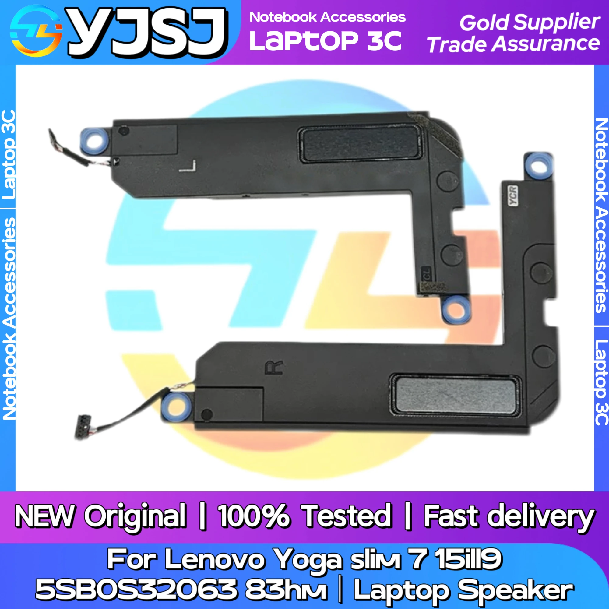 

New Original Laptop Notebook Audio Speaker For Lenovo Yoga slim 7 15ill9 5SB0S32063 83hm built-in speaker horn audio