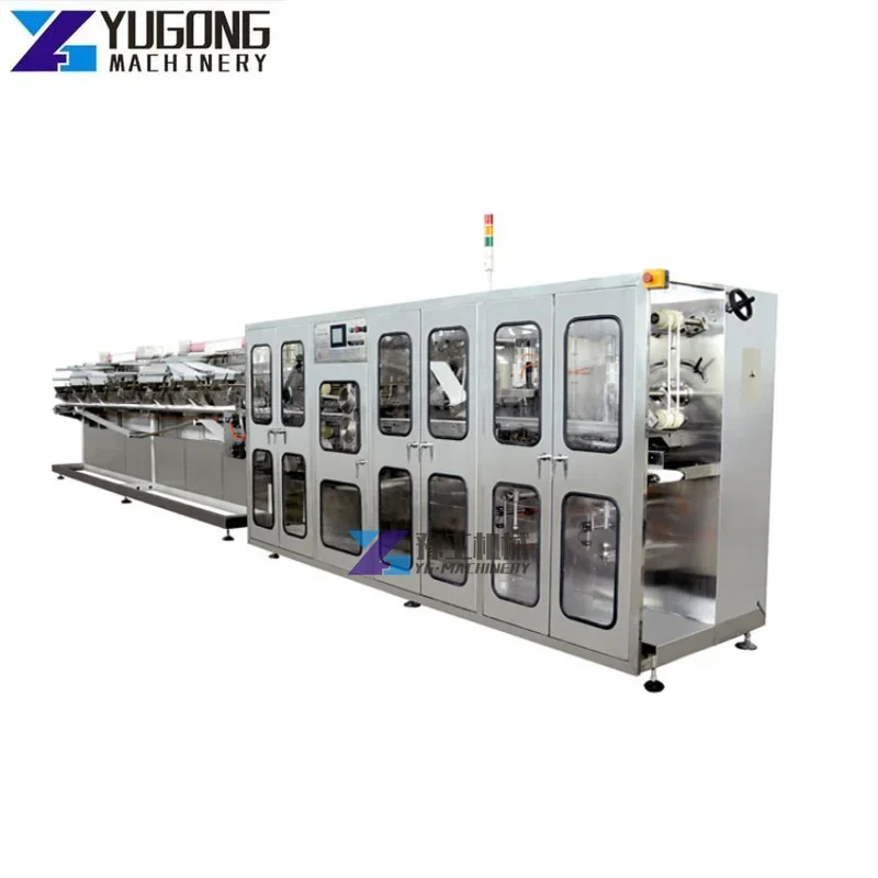 Performance Super Automatic Wet Wipes Machine Production Line Baby Wet Tissue Production Line, Cleaning Wet Nap Making Machine