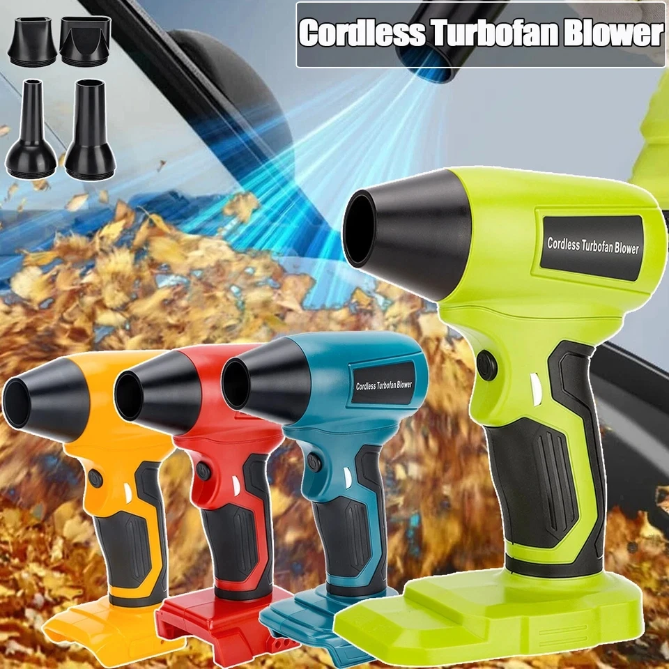 

Mini Jet Blower Portable Violent Turbo Fan For Makita/Dewalt/Milwaukee/Bosch/Ryobi 18V 20V Li-ion Battery Wireless Handheld Fan