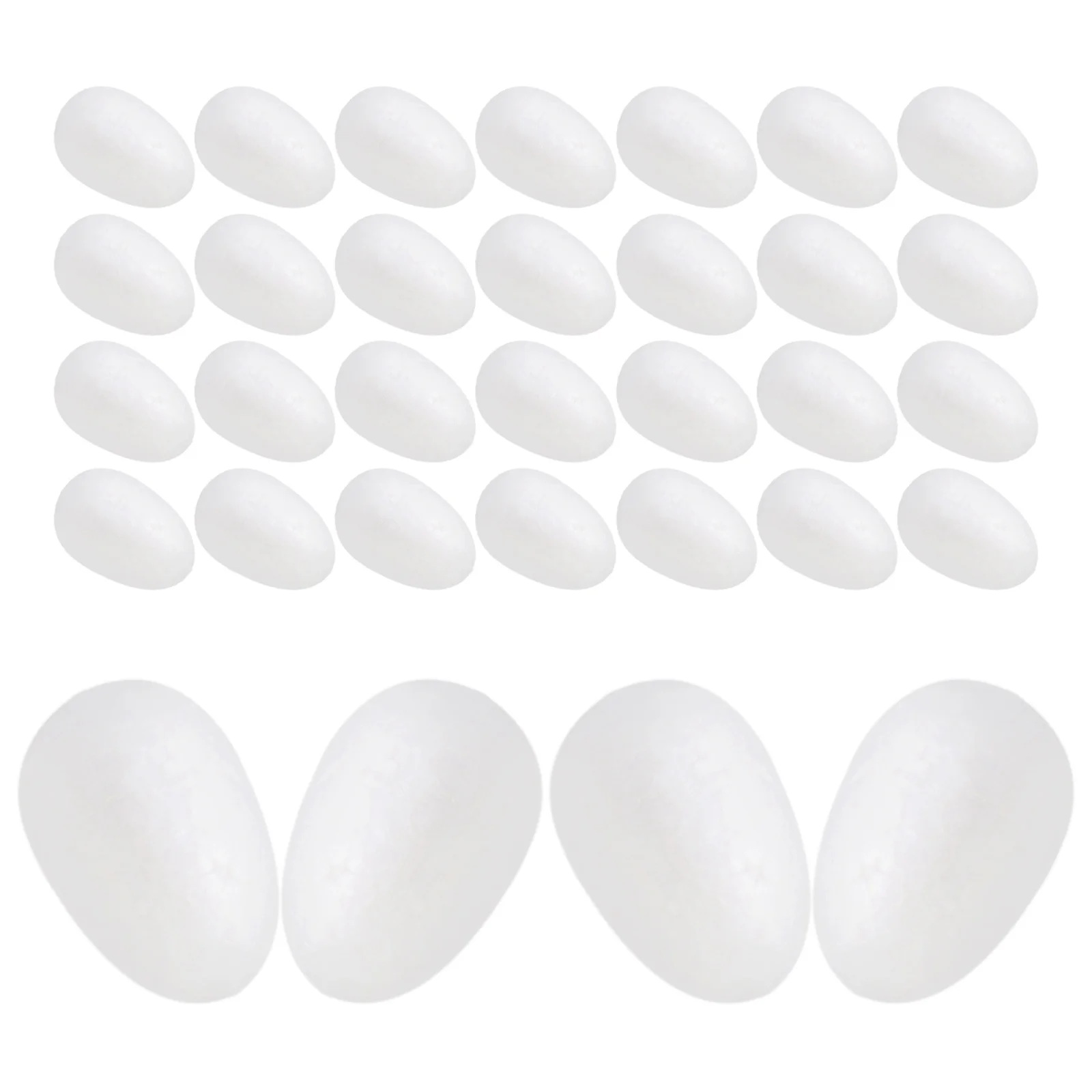 10 قطعة بيضة رغوية بيضاء 8 سنتيمتر لعيد الفصح لتقوم بها بنفسك الحرفية ديكور الاطفال مهرجان حشو دائم الصلبة خفيفة الوزن مونتيسوري التعليمية #4