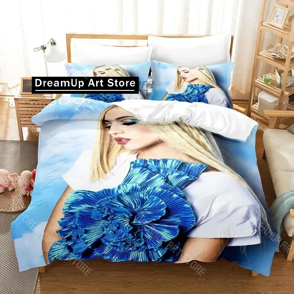 3D Printed A-Ava Max Singer Bedding Set for Boys Girls Duvet Cover Pillowcase Included Twin Queen King Full Single Double Siz