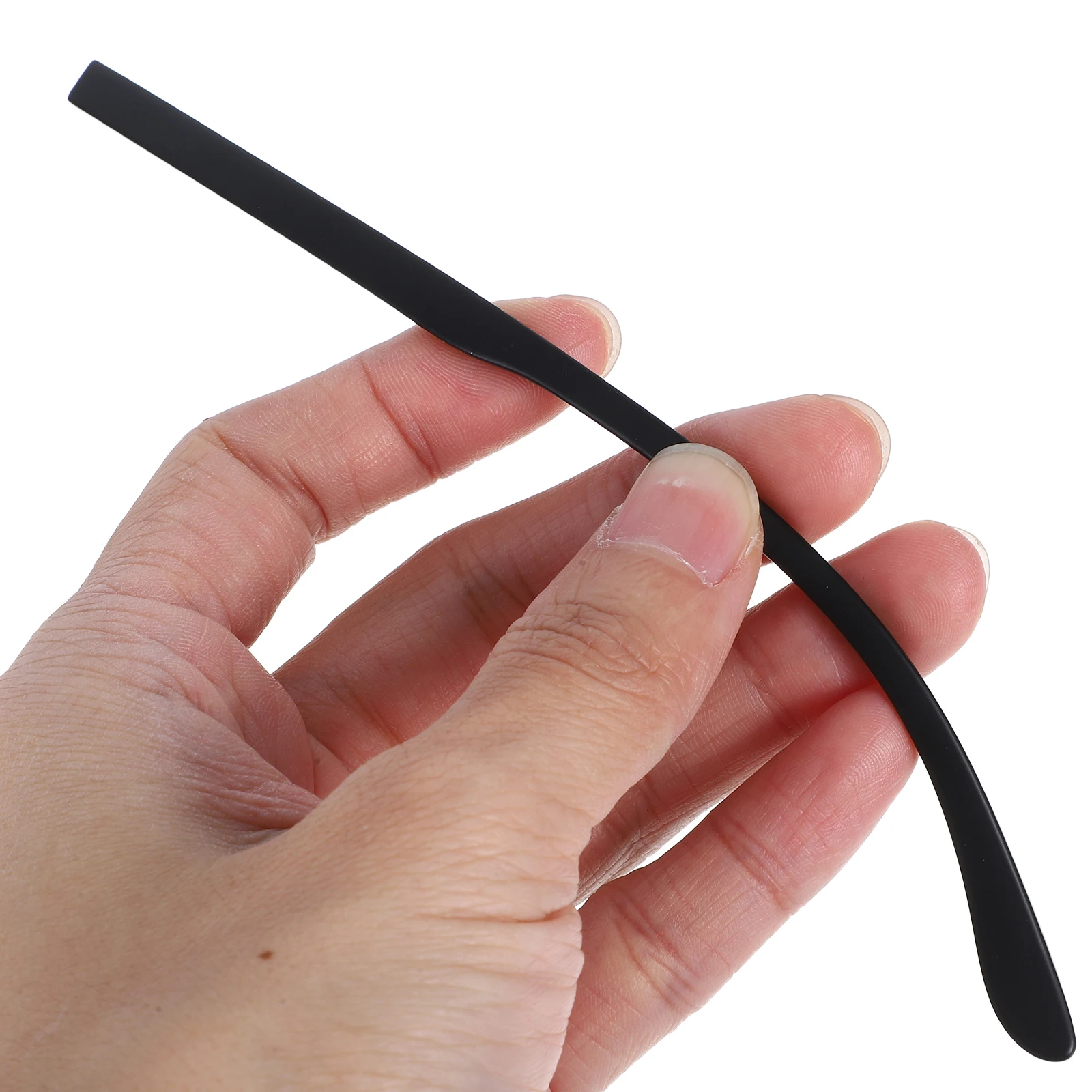 

Glasses Leg Bracket Eyeglass Repair Kit Arms Legs Replacement Ear Hook Eyeglasses Black for Miss