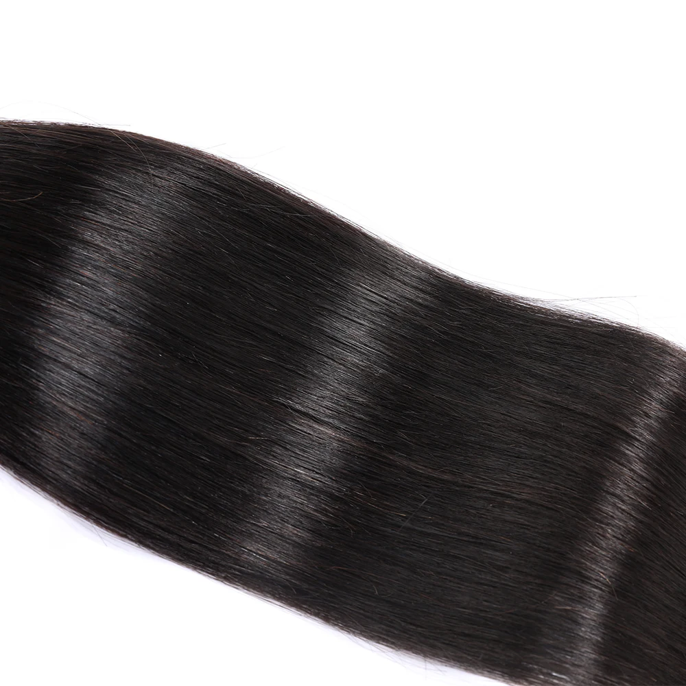 Gelukzaligheid Natuurlijke Kleur Bundels Goedkope Steil Menselijk Haar 3 Bundels Malaysian Onverwerkte Maagdelijke 100% Menselijk Haar Weave Extensions