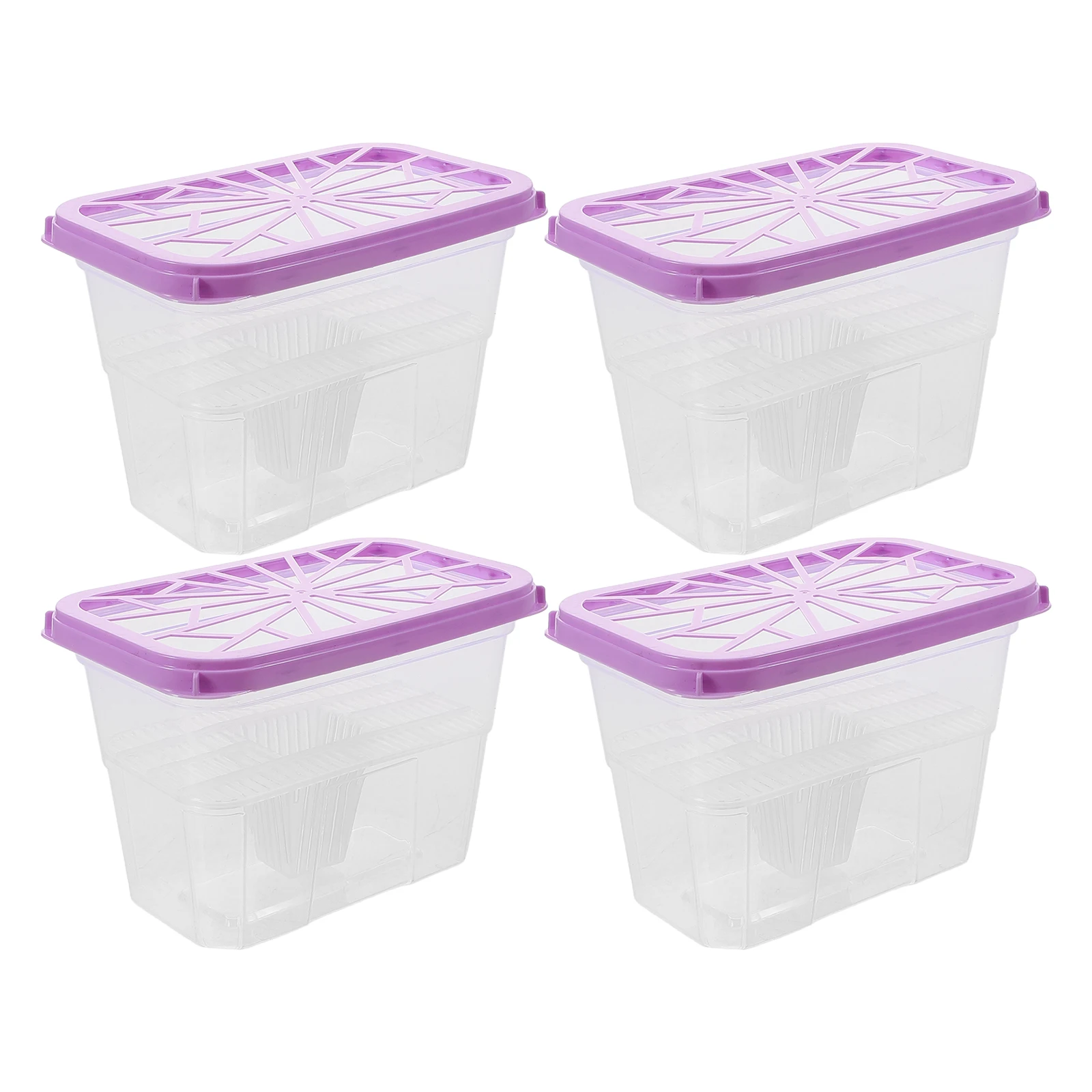 

4pcs Moisture Absorber Box Reusable Large Capacity Empty Container For Wardrobe Closet Cabinet Storage Box Replacement Case