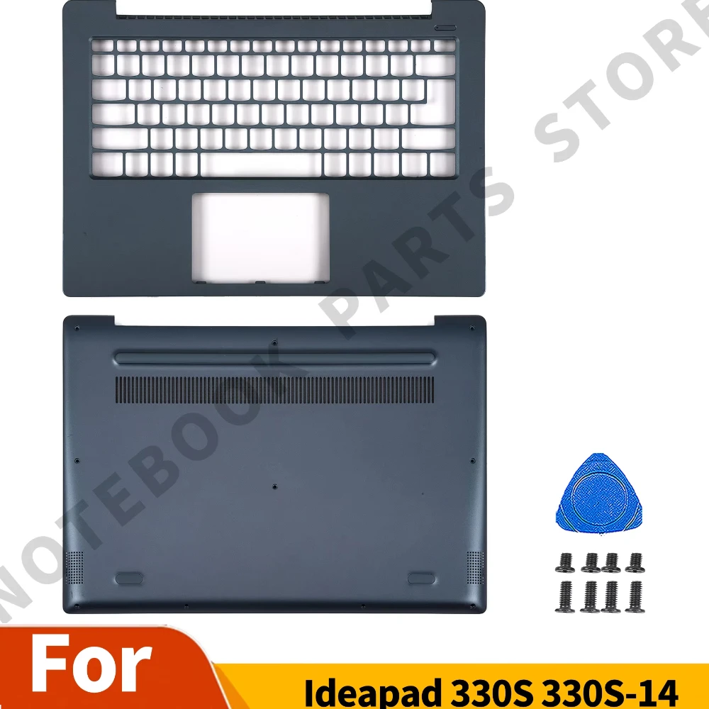 

Original Parts For Ideapad 330S 330S-14 330S-14IKB 330S-14AST 2018 Laptop Cover Palmrest Bottom Case Replacement Blue