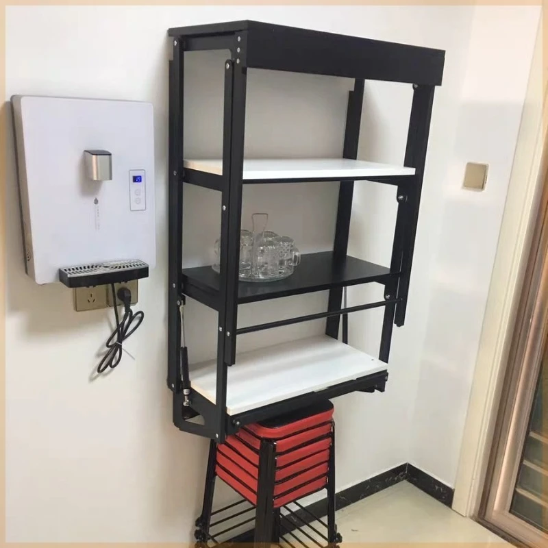 

Wall-mounted folding table invisible table, small folding dining table desk