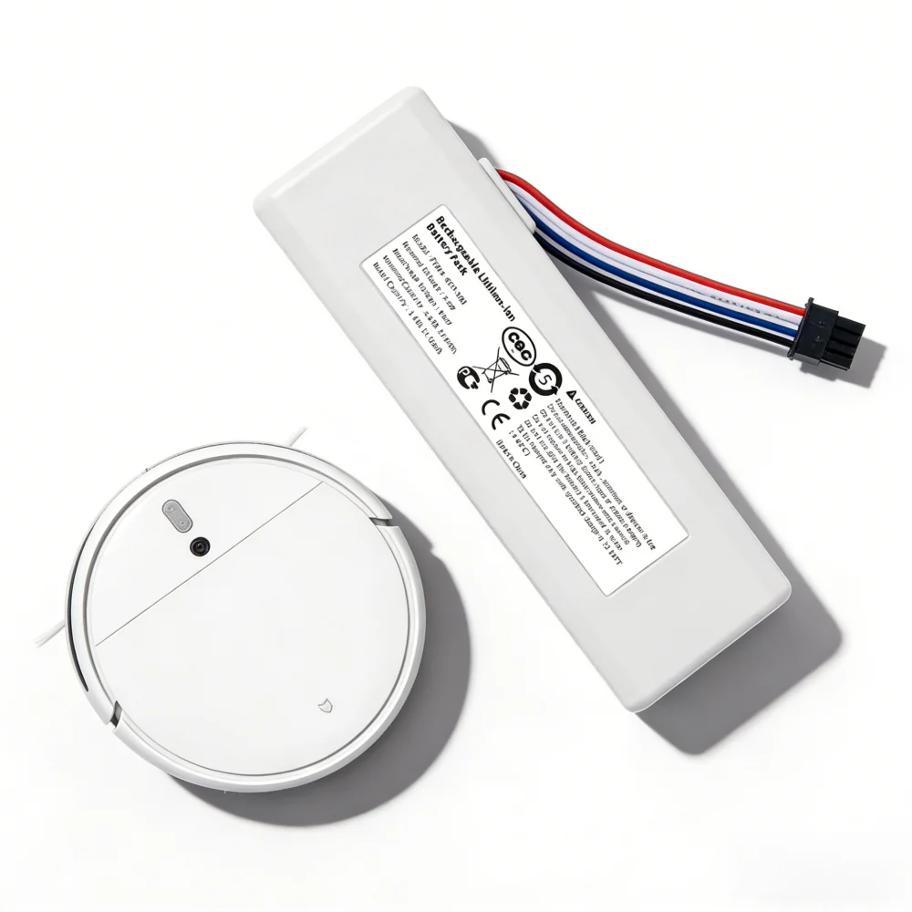 

Аккумулятор 14.4V 6500mAh P1904-4S1P-MM для робота-пылесоса Xiaomi Mijia 1C STYTJ01ZHM, запчасти и аксессуары