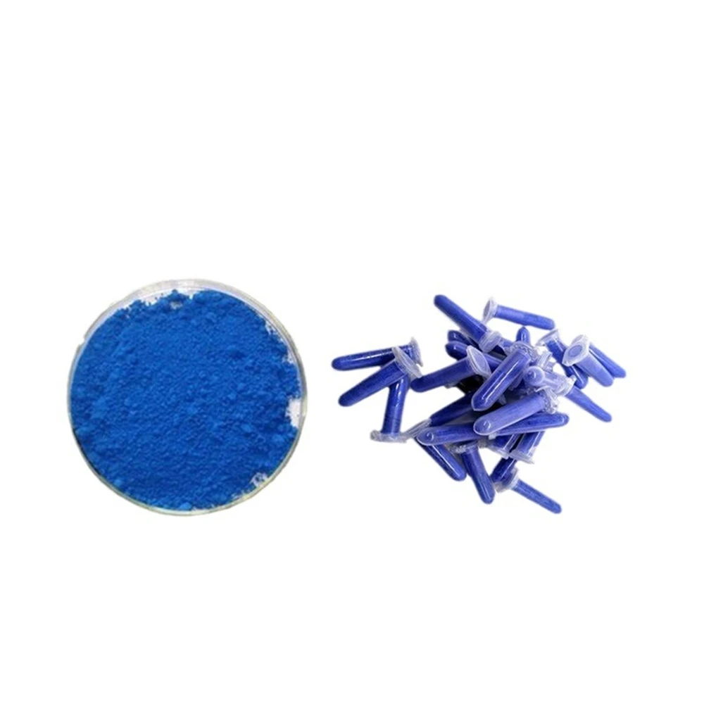 Blue Copper Peptide Powder Tripeptide Ghk-cu Promotes Collagen Production And Anti-aging Cosmetic Materials