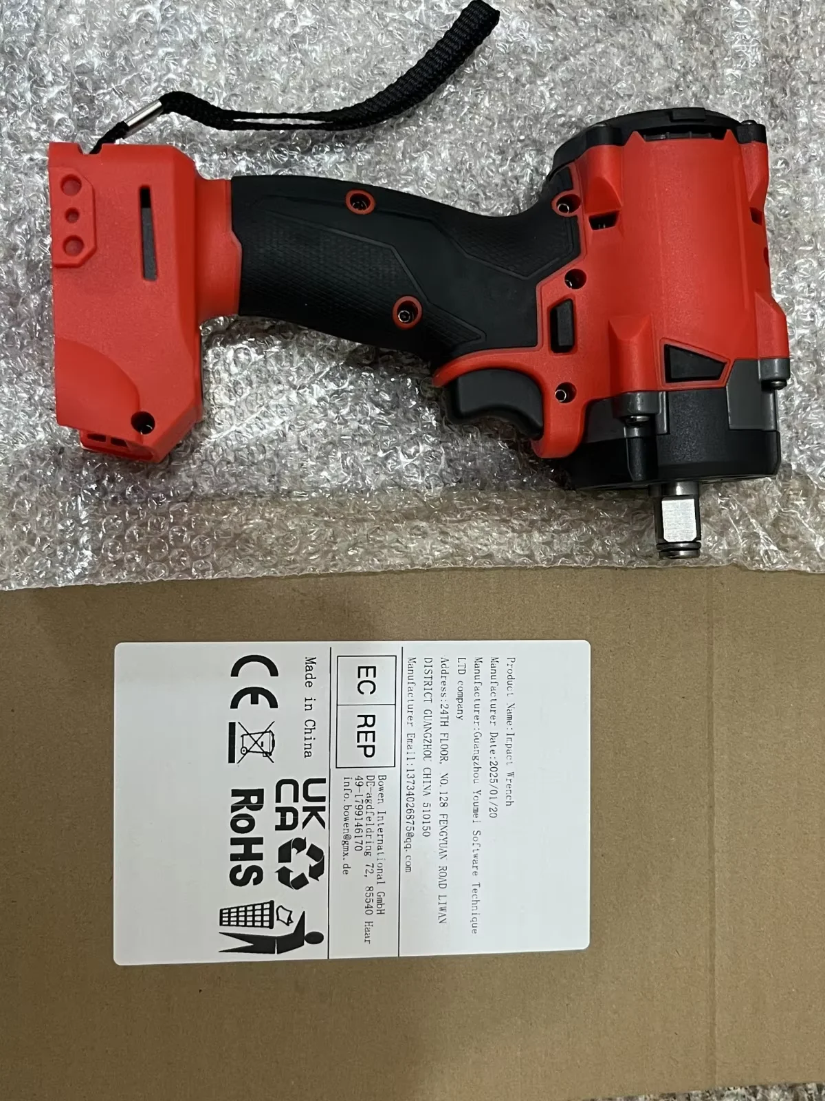 Tournevis électrique sans balais 500N.m 1/2 ", clé à chocs sans fil à 4 vitesses pour batterie Milwaukee 18V, pneus de voiture, outils électriques