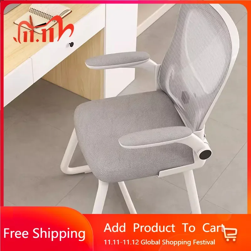 

Lazy Nordic Office Chair Vintage Wheels Swivel Pillow Office Chair Back Organizer Patio Creative Silla Oficina Home Furniture
