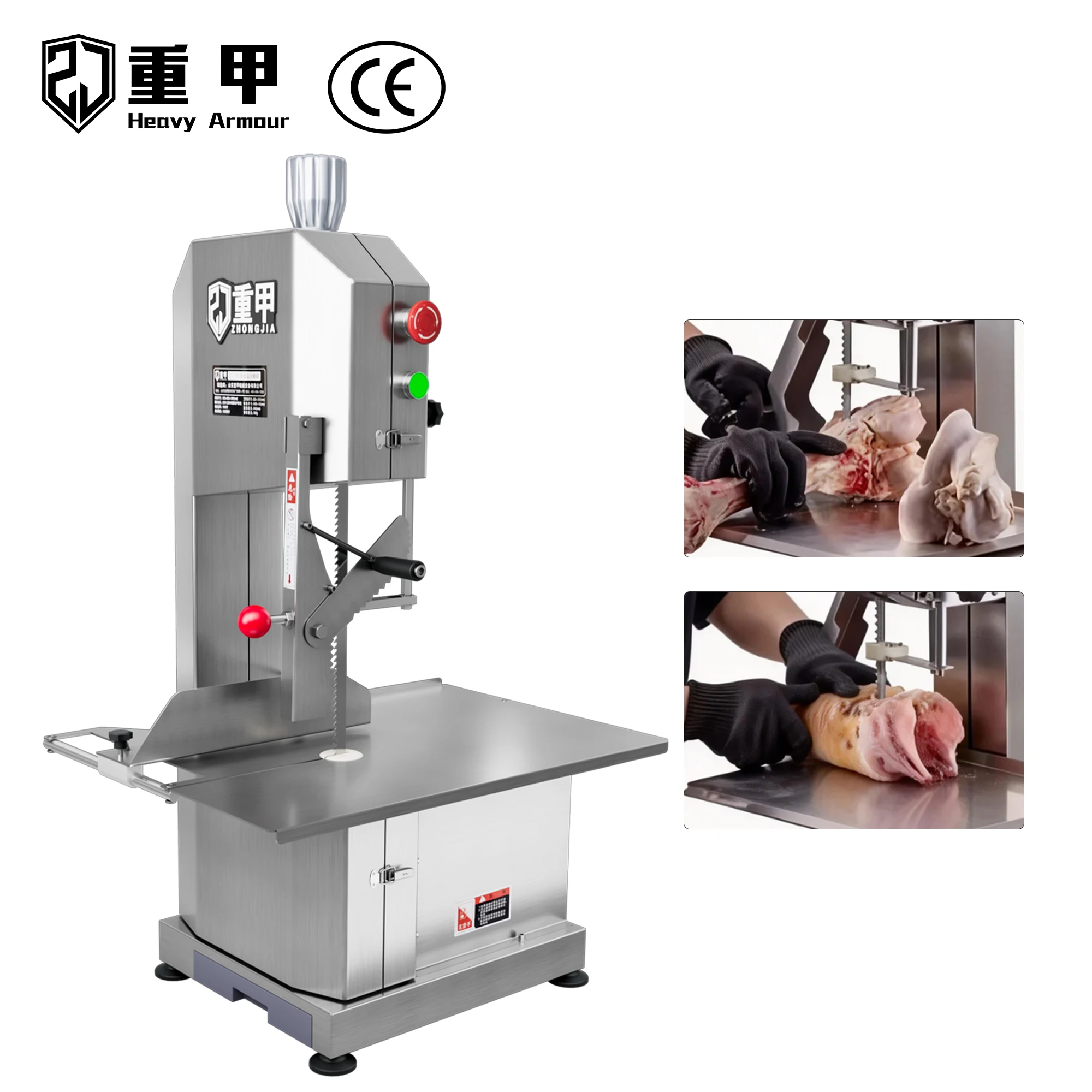Commercial Electric Bone Saw Machine Stainless Steel Blade Cutting Steak Frozen Meat Fish Meat Cutting Machine