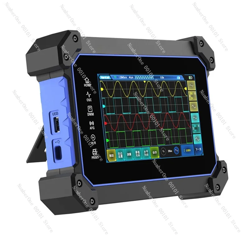 TO1112 Series 2CH Tablet Oscilloscope 110MHz, C with Multimeter, D with 25MHz Signal Generator