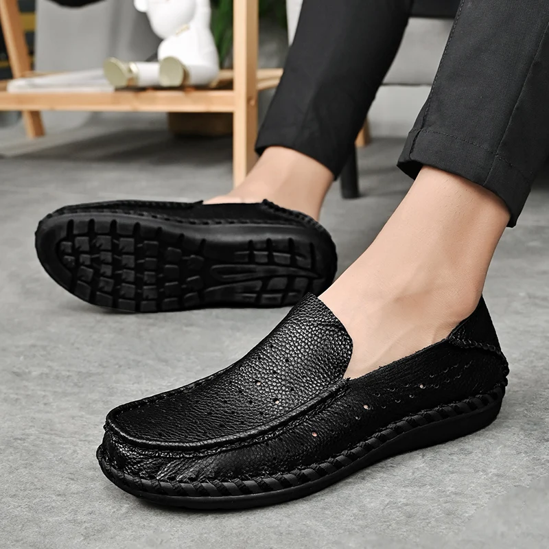 

Precision Sewn Loafers Construction & Polished Toe | Comfortable Business Shoes big size 48