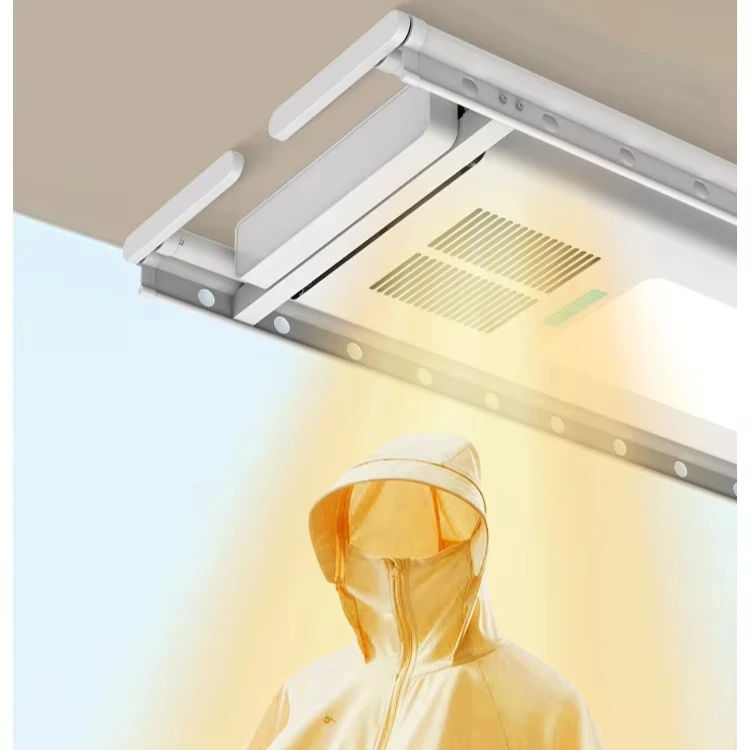 Built in Led Lights and Wind Drying Technology Smart Electric Clothes Drying Rack