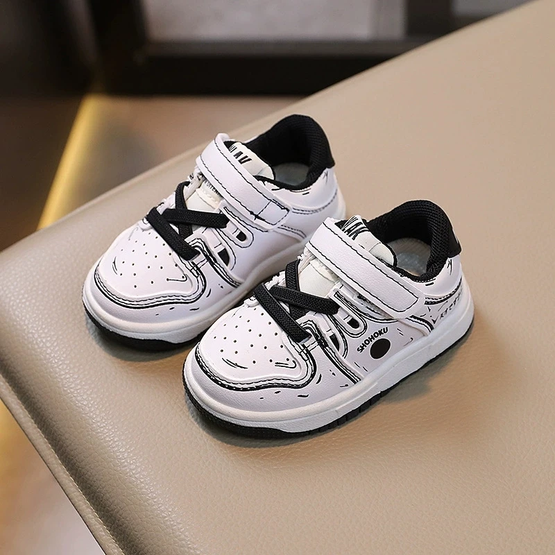 2025 신규 브랜드 스포츠 패션 키즈 신발 사계절 야외 워킹 아기 여자아이 남자아이 신발 귀여운 어린이 스니커즈 유아용
