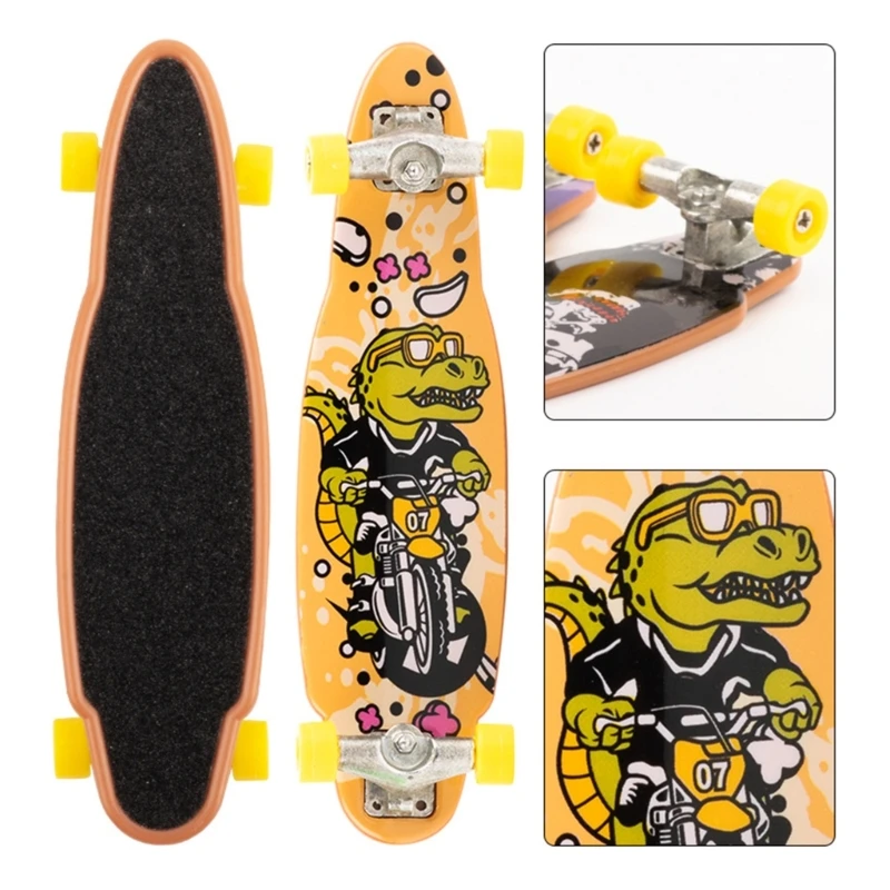 Finger Skateboard Mini Skate Rampa Finger Scooter Fingertip Bike Fingerboard Sport estremi Deck Toy Trasporto