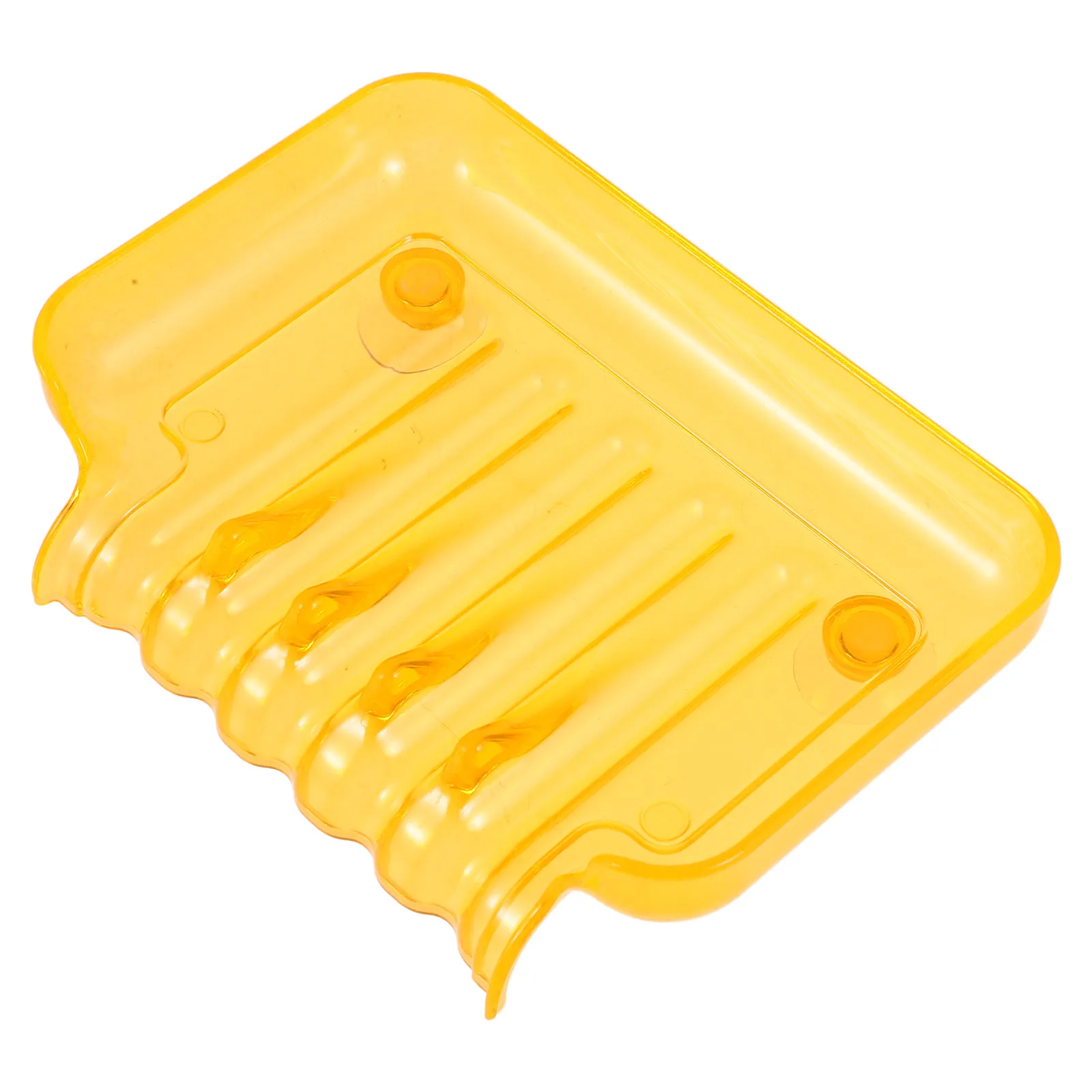 

Suction Cup Soap Dish Bathroom Accessories Draining Tray Countertop Kitchen Hollow Bottom Strong Bearing Shower Storage