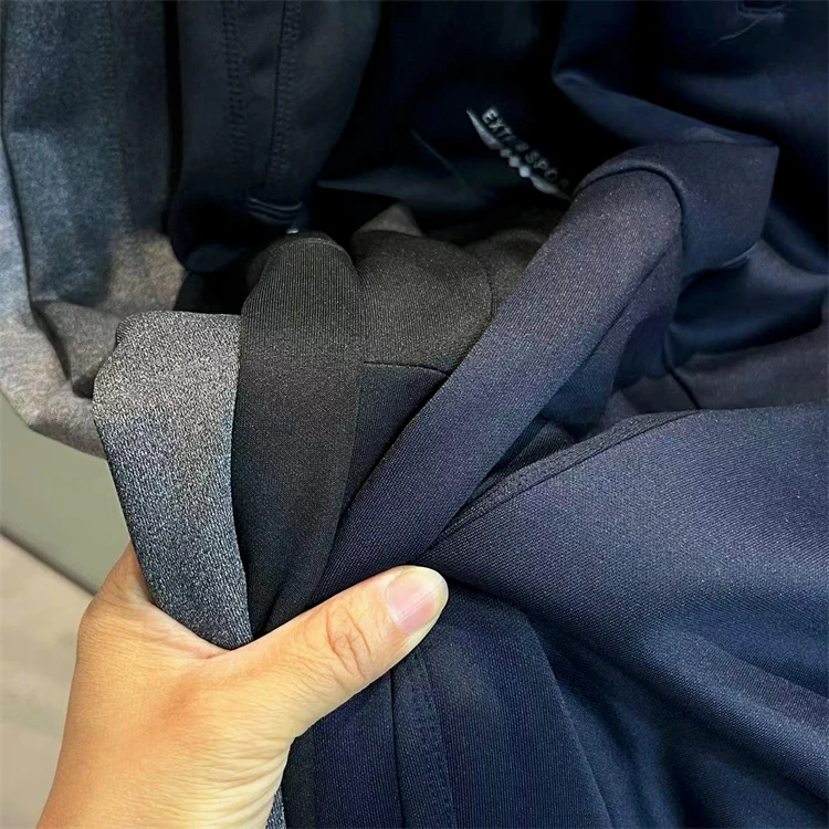 Outdoor Men's Casual Trousers Four-Sided Elastic Random Sle Woven Running Straight Leg Pants Tee-acetate Fiber Straight Cut