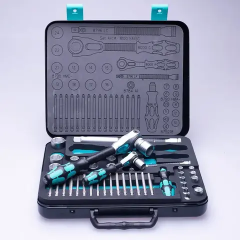 Germany Vera WERA set ratchet screwdriver socket wrench machine repair tool 8100SA/SC2 160785