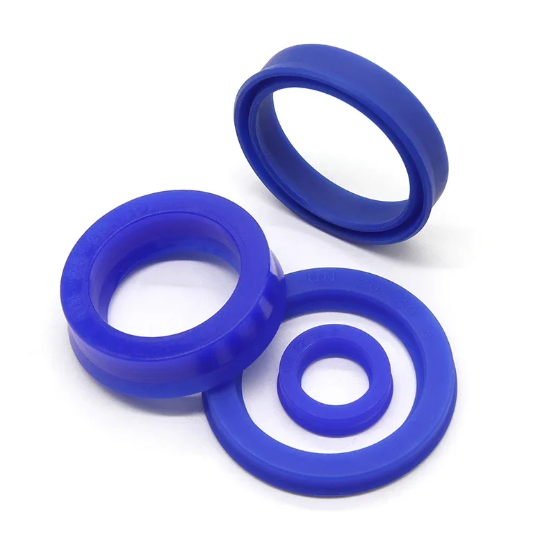 5pcs UN Radial Shaft Hydraulic Seal (IDxODxTHK), ID 20-30mm Polyurethane Piston Shaft Piston Rod PU Single Lip U Cup Oil Seals