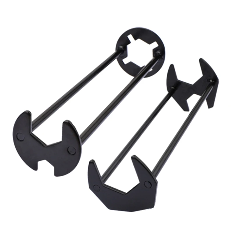 Practical Bathroom Wrench Tool Set Sink Repair Wrench Four-claw Hexagon Wrench Plumbing Pipe Repair Tool for Kitchen