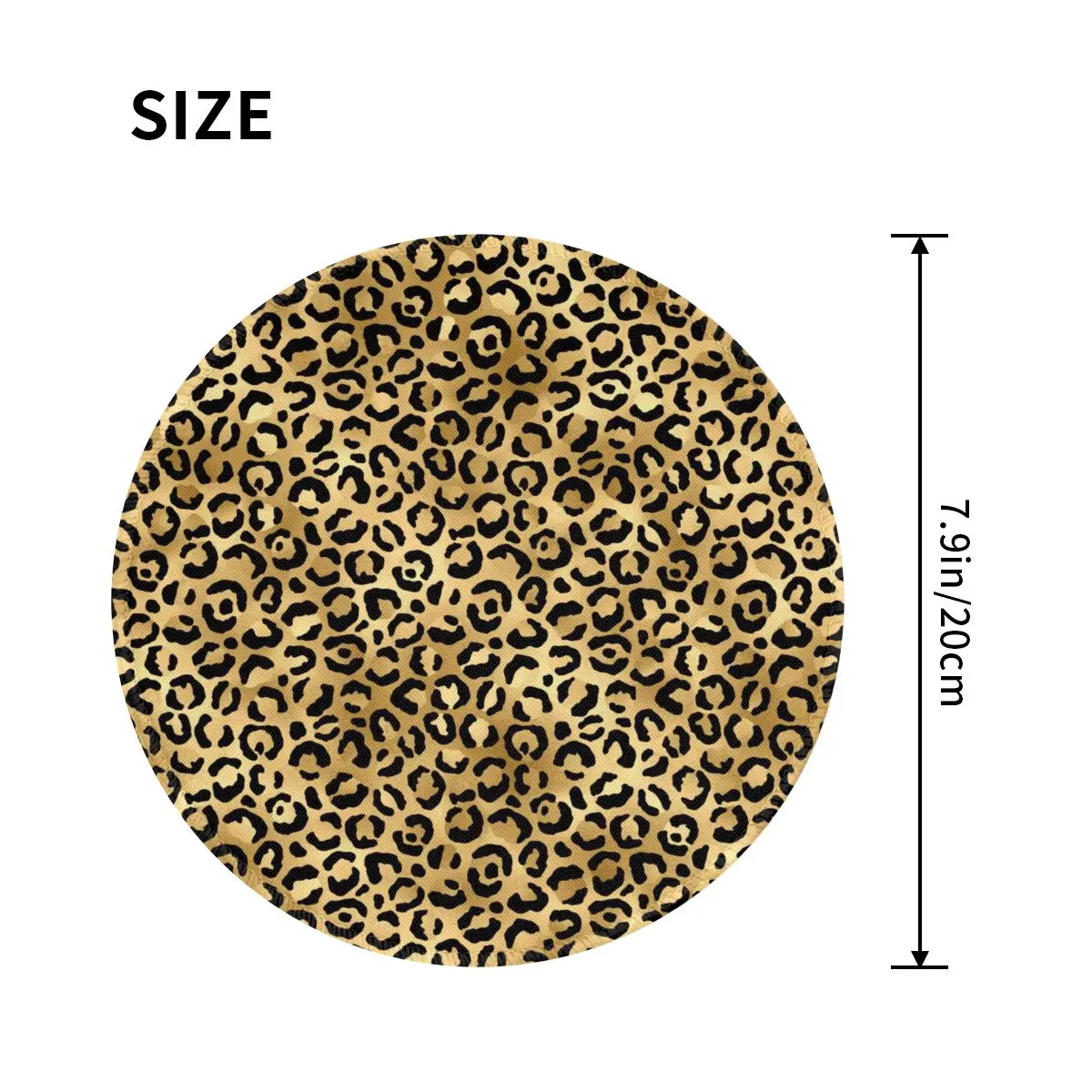 Animal Spots Print Mouse Pad Cheetah Animal Comfortable Mousepad Gaming Accessories For Office Home Computer Design Mouse Mats