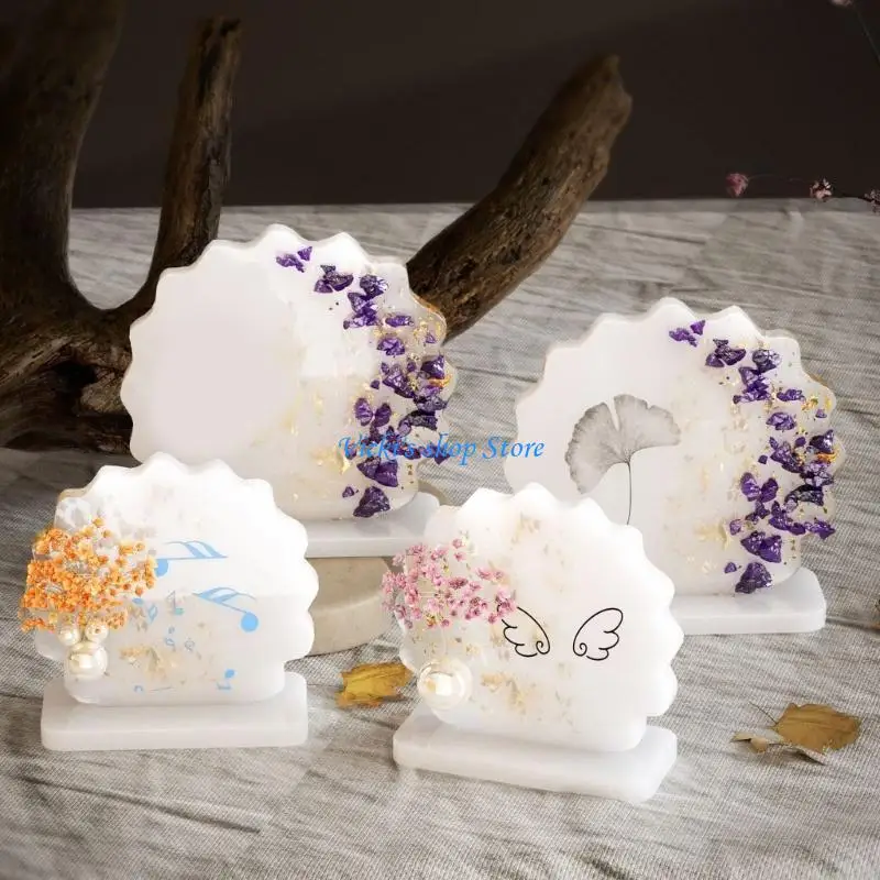 قالب سيليكون لإطار الصورة وقالب راتنج الزهور المجففة للديكور #4