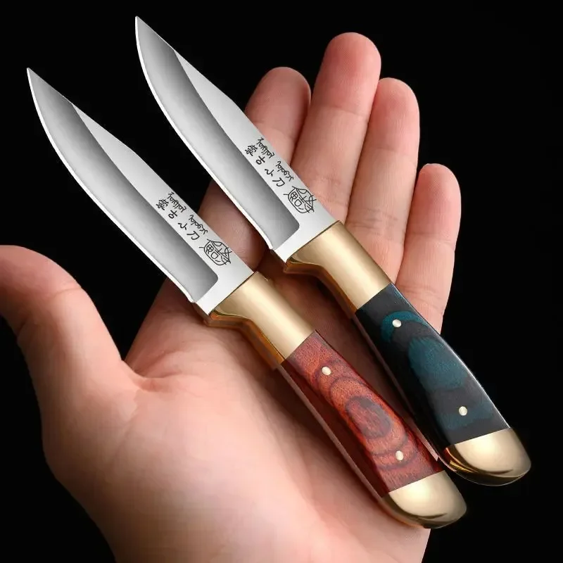 

Boning Knife Meat Cleaver Stainless Steel Kitchen Mongolian Hand Meat Knife Roasted Whole Lamb Steak Knife with Cover