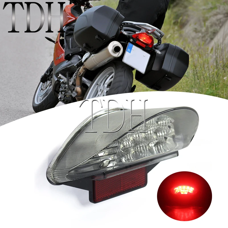 

LED Motorcycle Rear Tail Light Reflector License Plate Light Stop Brake Lamp For BMW F650 F650GS F650ST F800S ST R1200 GS ADV