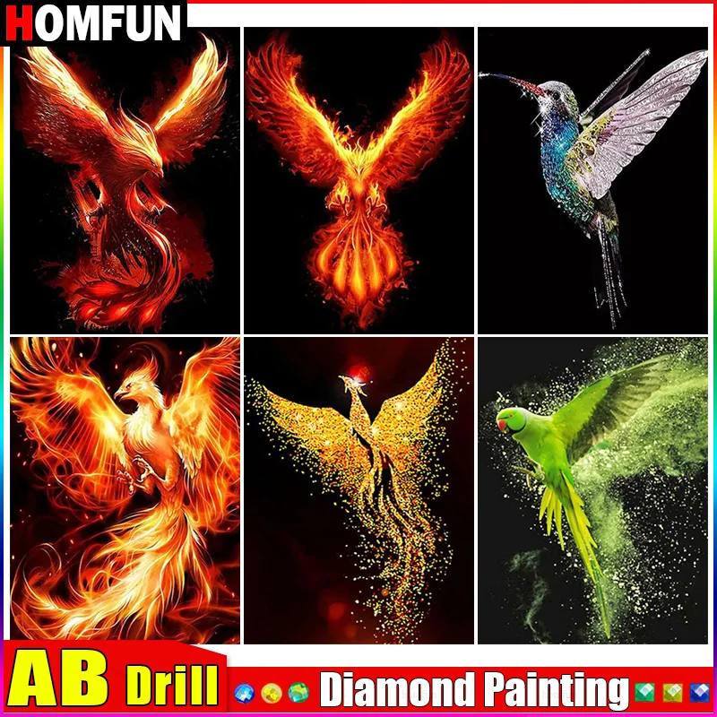 HOMFUN AB 5d Diamond Painting Full Square/Round 