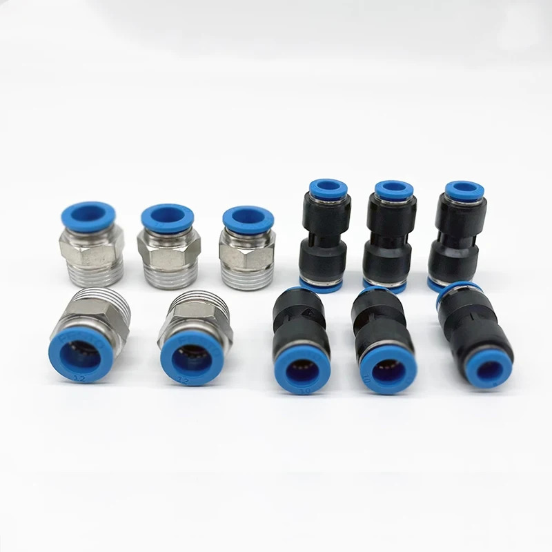 -Festo-Push-In Fitting ADVU63-200P-A Gasklep Connector Sensor Originele Quick Plug Con