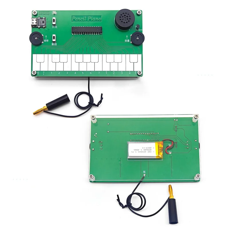 APPLIA-Pencil Piano Soldering Practice Kit Electronic Piano DIY Kit Type-C Charging For Kids Adults Music Fans
