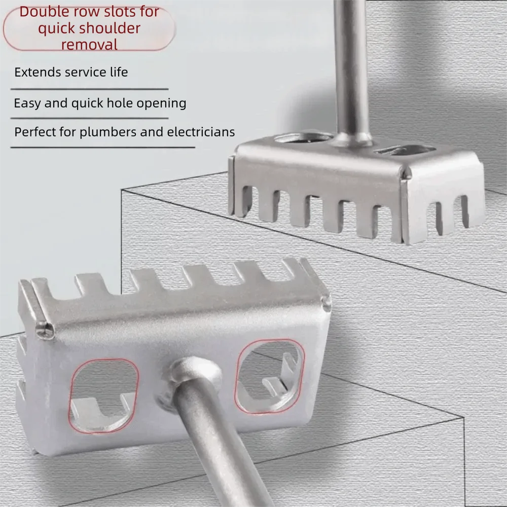 

Электрический перфоратор-отвертка для квадратных отверстий, профессиональный инструмент для нарезки пазов в стенах, инструмент для установки, дрель-отвертка для отверстий