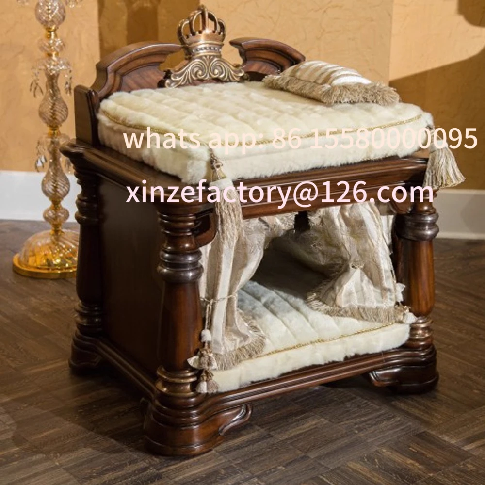 

Customizable all solid wood cat kennel indoor