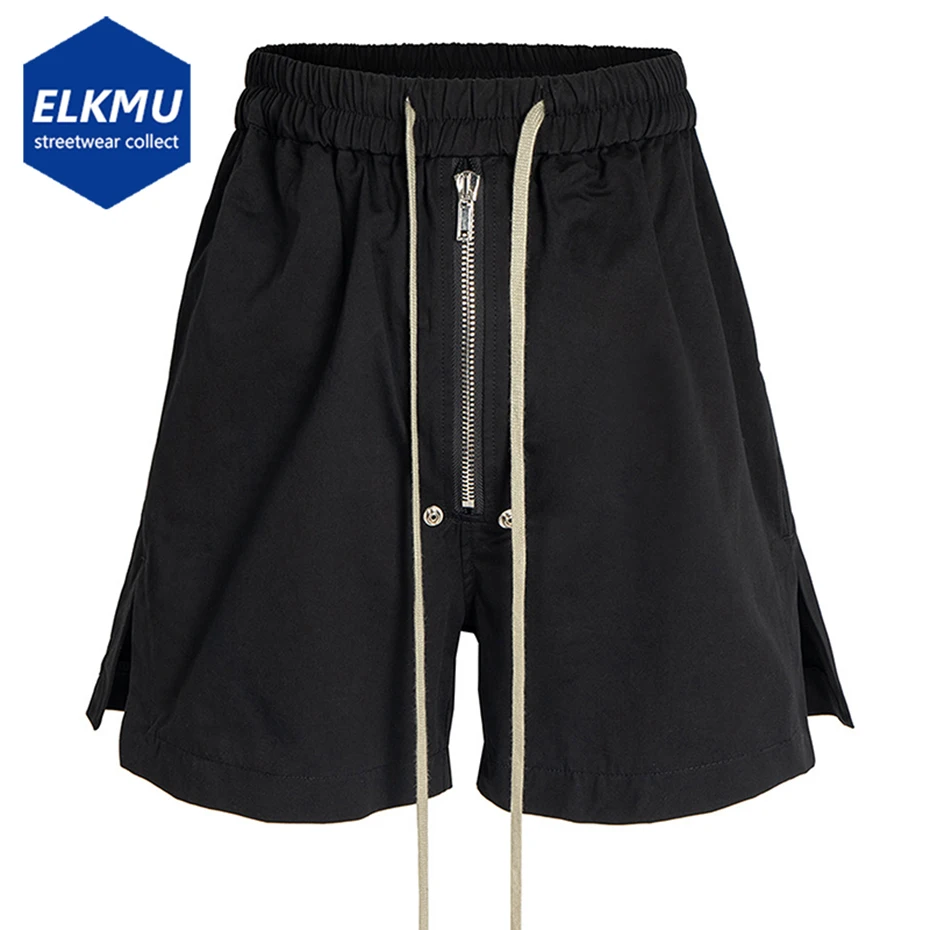 

2025 мужские летние шорты, черные свободные повседневные шорты, широкие шорты в стиле RO, уличная одежда, шорты в стиле Харадзюку в стиле хип-хоп, мужские
