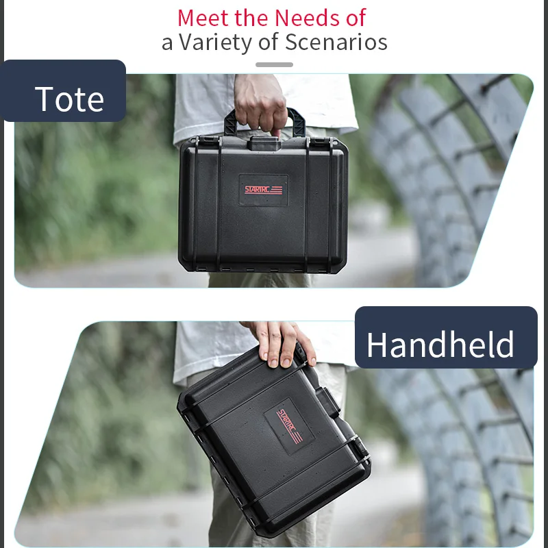 STARTRC 2-lagige Tragetasche für DJI OSMO Pocket 4P Combo Kamera-Zubehör, wasserdichte Aufbewahrungsbox, Tragetasche – Detail 6