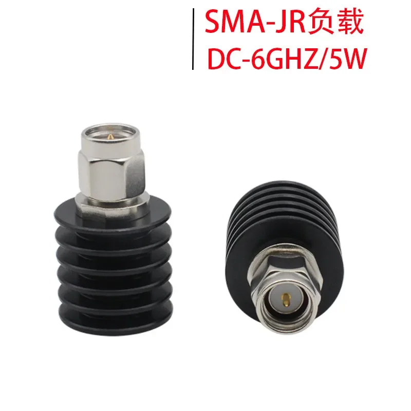 

5pcs SMA male load high-power 5W coaxial load terminal 6GHZ with heat sink low standing wave SMA-JR-5W